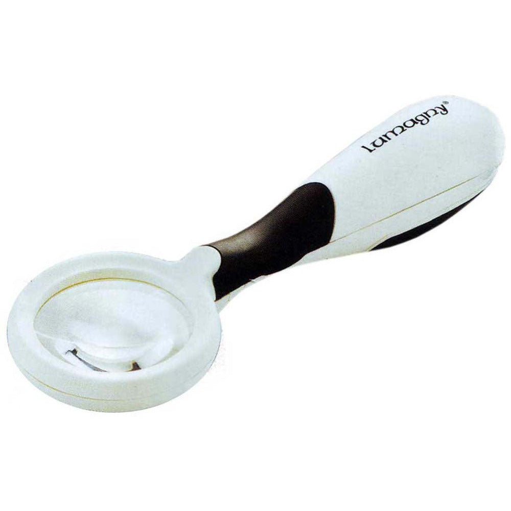 3x/5x Magnifier with Dual Magnification & LED Lighting - 2" Diameter - MG-75720 - ToolUSA