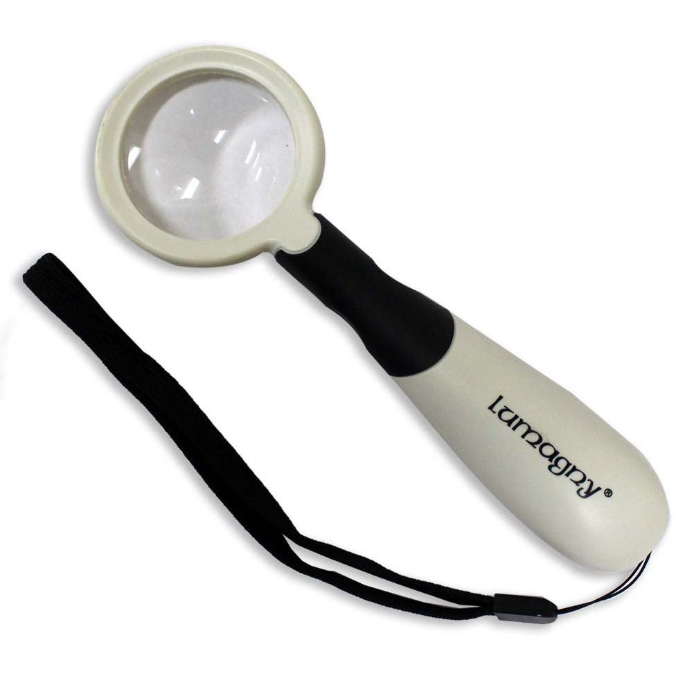 3x/5x Magnifier with Dual Magnification & LED Lighting - 2" Diameter - MG-75720 - ToolUSA