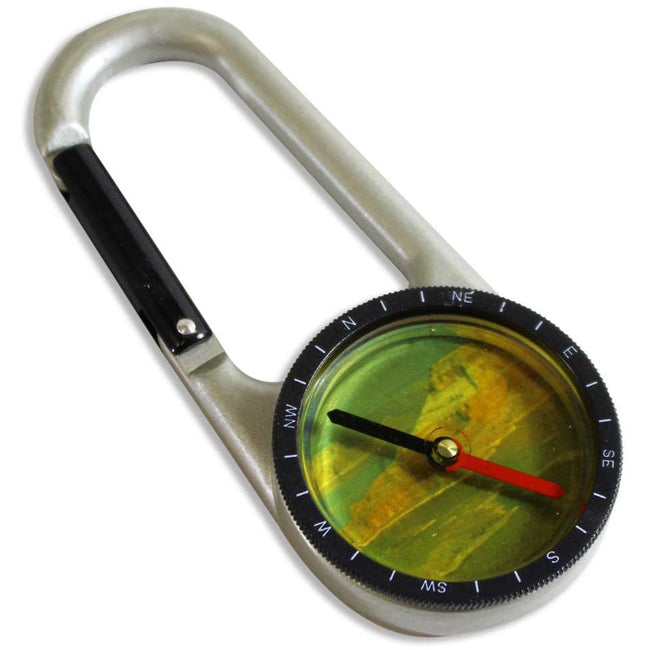 4 1/8" Jumbo Aluminum 1.75" Diameter Compass With 2 3/8" Snaphook. - PC-82025 - ToolUSA