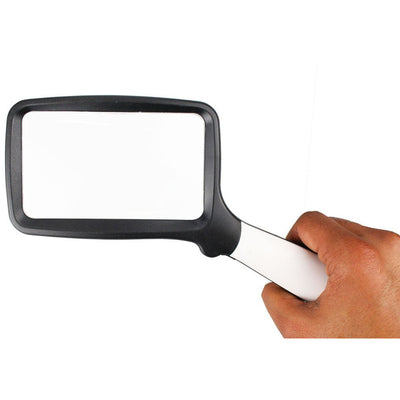 4-3/4 X 3-1/4 Inch Rectangular LED Folding Magnifier With 4-1/2 Inch Handle - MP7542-LED - ToolUSA