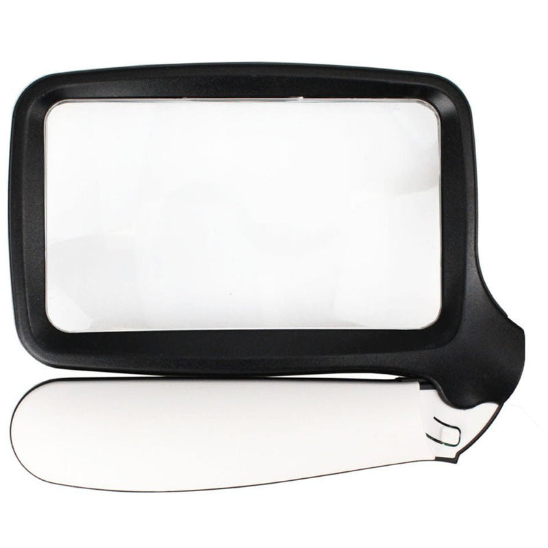 4-3/4 X 3-1/4 Inch Rectangular LED Folding Magnifier With 4-1/2 Inch Handle - MP7542-LED - ToolUSA