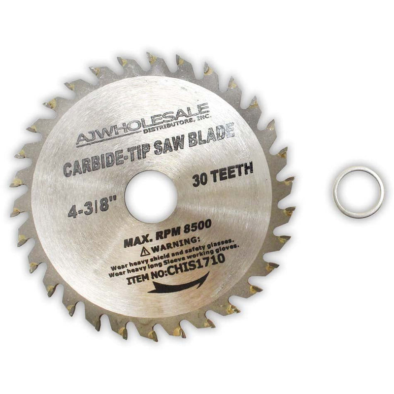 4-3/8 Inch Diameter Carbide Tip Saw Blade - 30 Teeth - A90-IS1710 - A90-IS1710 - ToolUSA