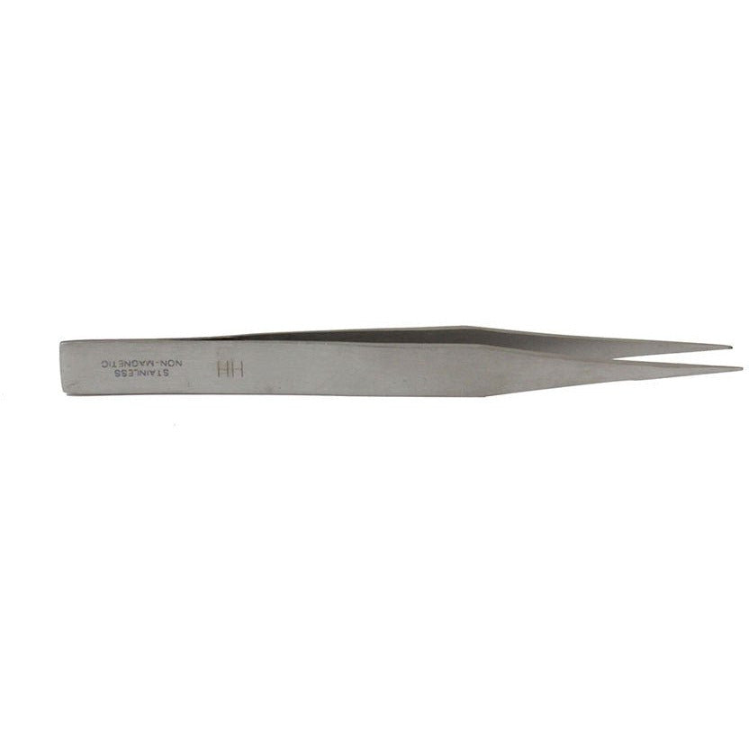4-5/8" Stainless Steel Tweezers, Non-Magnetic - S1-08062 - ToolUSA