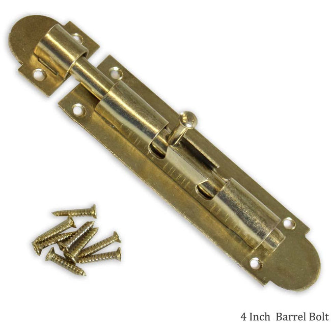 4" Barrel Bolt (Pack of: 2) - HW-02040-Z02 - ToolUSA