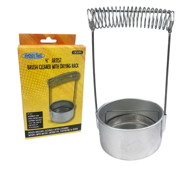 4 Inch Brush Cleaner with Drying Rack - ToolUSA