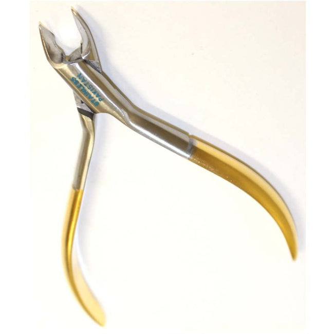 4 Inch Stainless Steel Cuticle Nipper with Golden Handles - CARE-38906 - ToolUSA