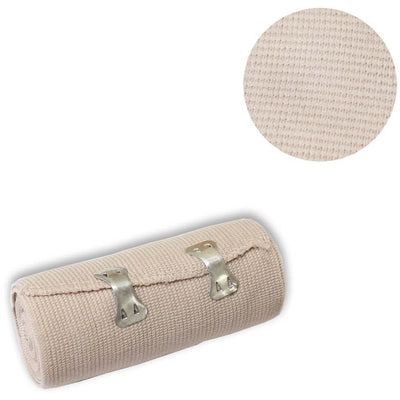 4 Inch Wide Tension Bandage With 2 Metal Hooks For First Aid (Pack of: 4) - MD-17672-Z04 - ToolUSA