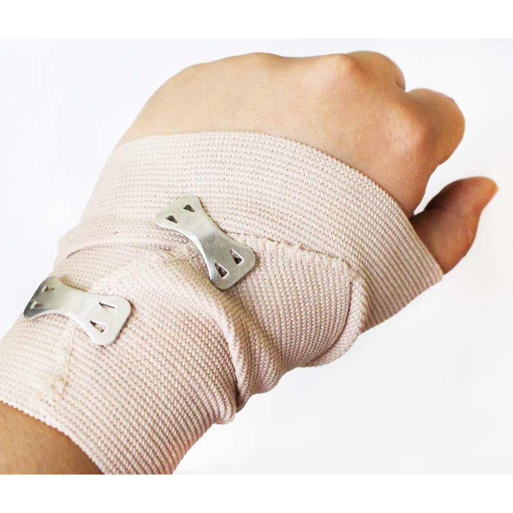 4 Inch Wide Tension Bandage With 2 Metal Hooks For First Aid (Pack of: 4) - MD-17672-Z04 - ToolUSA