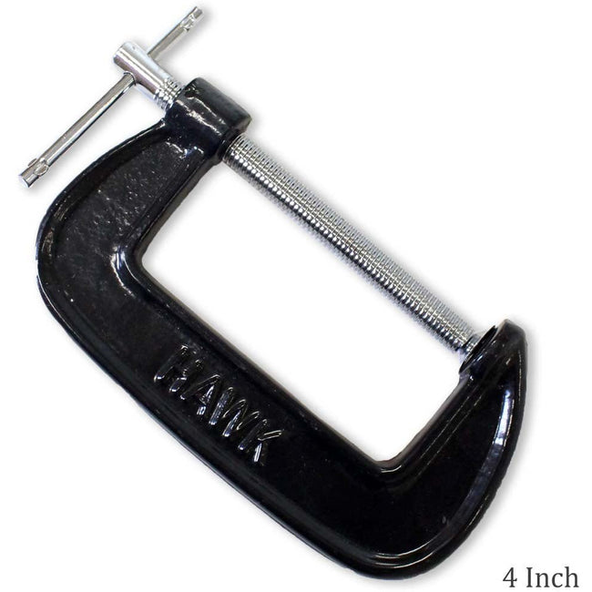 4-Inch Zinc Plated Heavy Duty G-Clamp - TZ03-07674 - ToolUSA