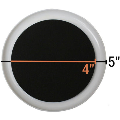 4 Pc. 5 Inch Heavy Duty Furniture Sliders - For Use With Furniture & Appliances - D5-48490 - ToolUSA