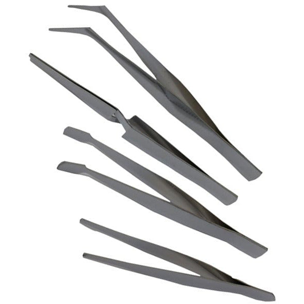 4 Pc. Tweezers Set - S1-01040 - ToolUSA