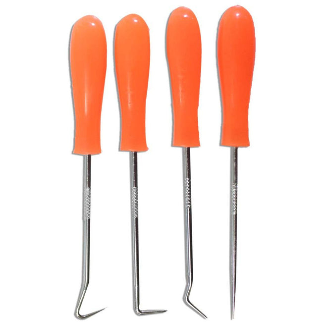 4 Piece 5-Inch Chrome Finish Hook Set - S1-08540 - ToolUSA