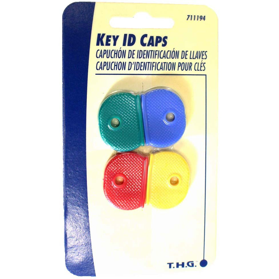 4 Piece Assorted Color Key Caps For Easy Key Identification (Pack of: 2) - LJMK-711194-Z02 - ToolUSA