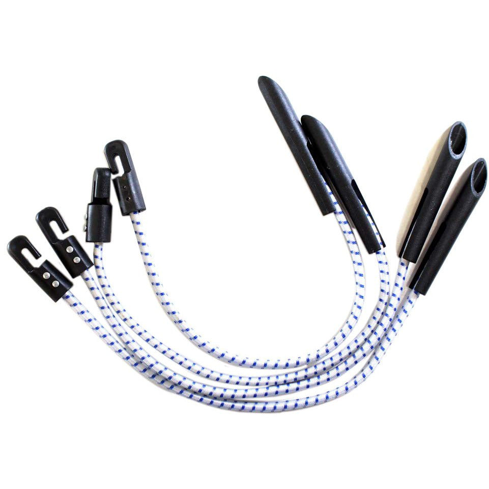 4 Piece Bungee Cord Tent Hooks with Plastic Ends (Pack of: 2) - TZ-18187-Z02 - ToolUSA
