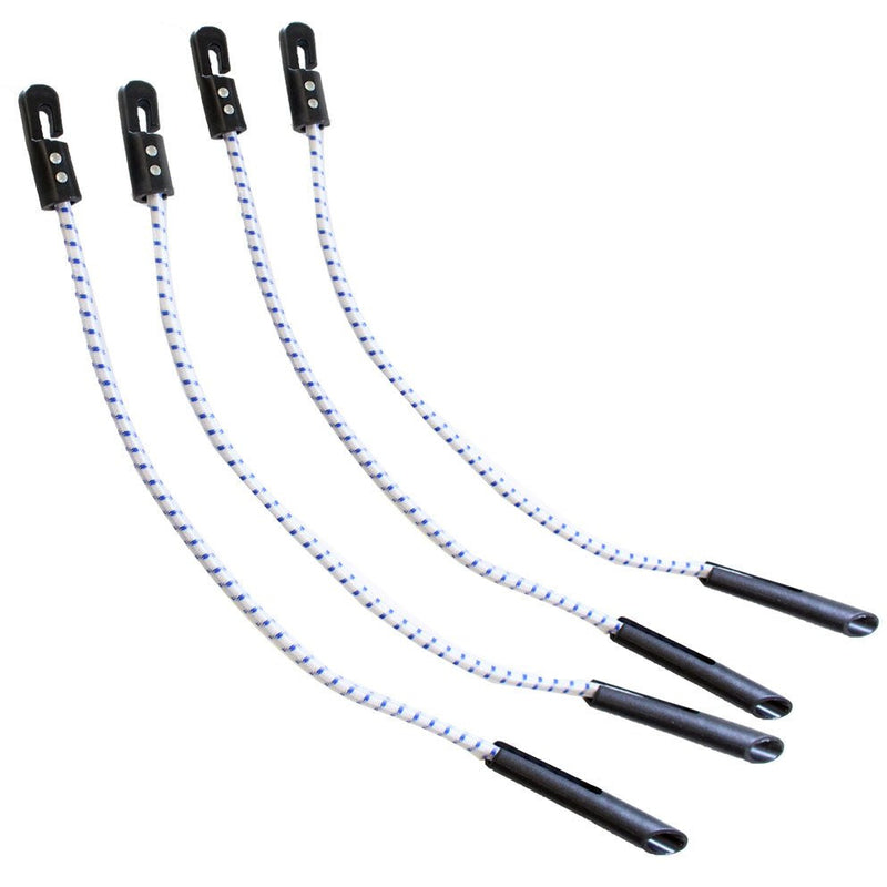 4 Piece Bungee Cord Tent Hooks with Plastic Ends (Pack of: 2) - TZ-18187-Z02 - ToolUSA