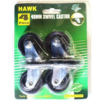 4 Piece Casters Set - HW-73040 - ToolUSA