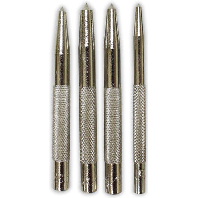 4 Piece Center Punches Set - TZ01-02700 - ToolUSA