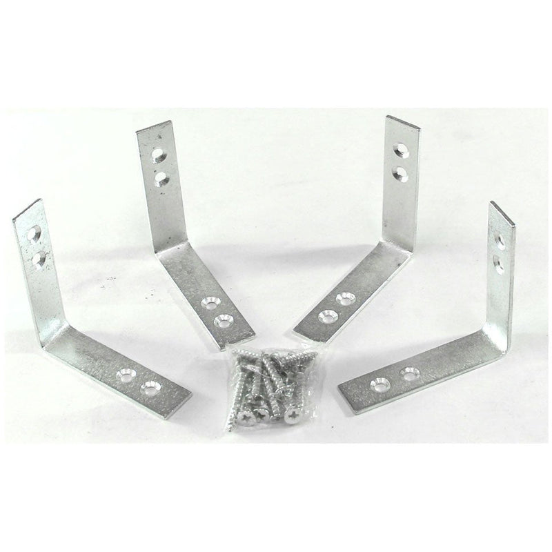 4 Piece Corner Bracket Set (Pack of: 2) - HW-06425-Z02 - ToolUSA