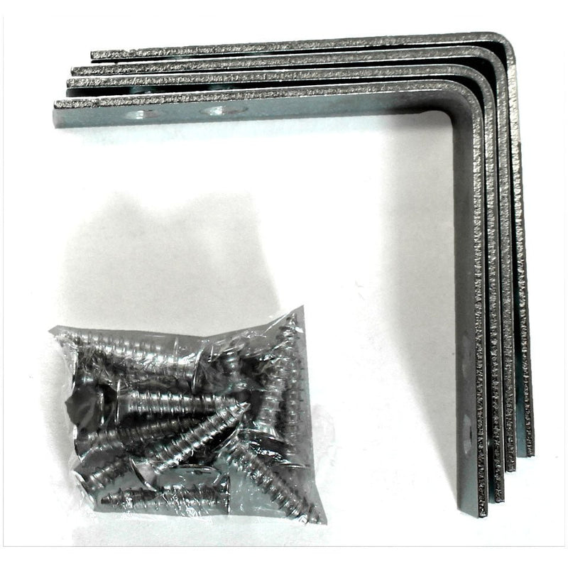 4 Piece Corner Bracket Set (Pack of: 2) - HW-06425-Z02 - ToolUSA