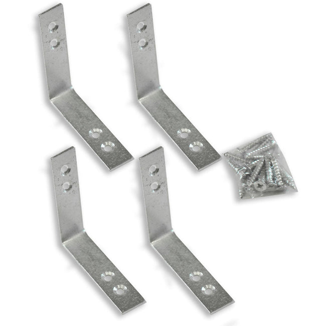 4 Piece Corner Bracket Set (Pack of: 2) - HW-06425-Z02 - ToolUSA