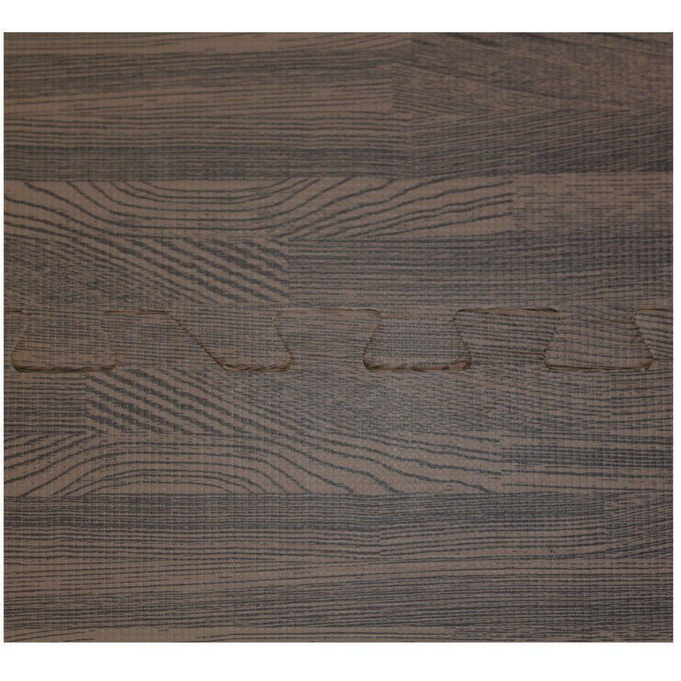 4 Piece Faux Wood Grain Cushioned Floor Mats - D6400-4-ASH - ToolUSA