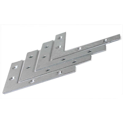 4 Piece Flat Corner Bracket Set (Pack of: 2) - HW-06430-Z02 - ToolUSA