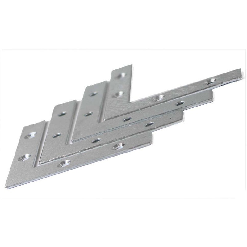 4 Piece Flat Corner Bracket Set (Pack of: 2) - HW-06430-Z02 - ToolUSA