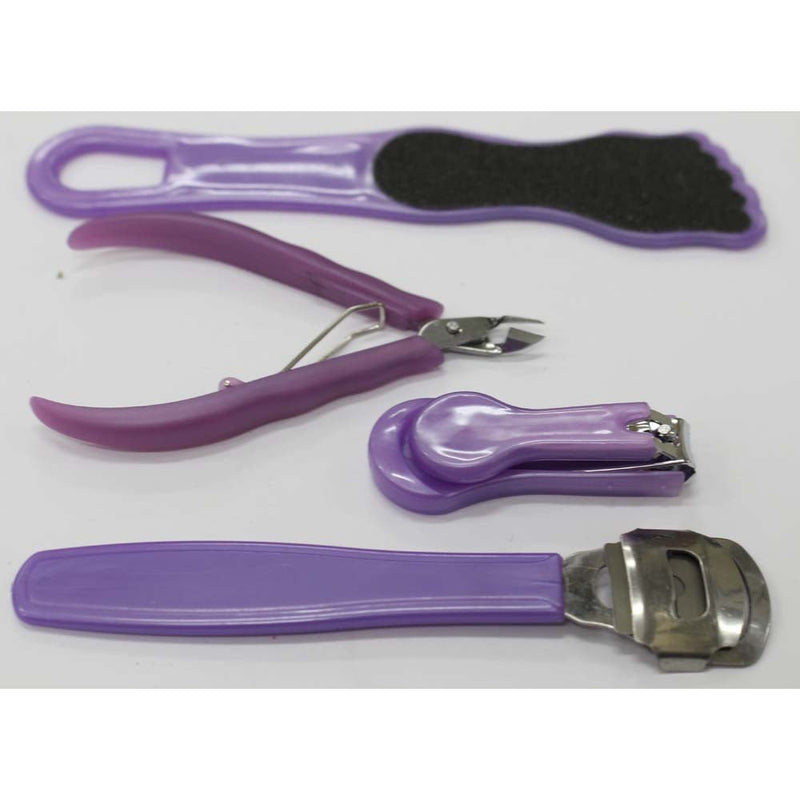 4 Piece Manicure & Pedicure Set - B84-004-YW - ToolUSA
