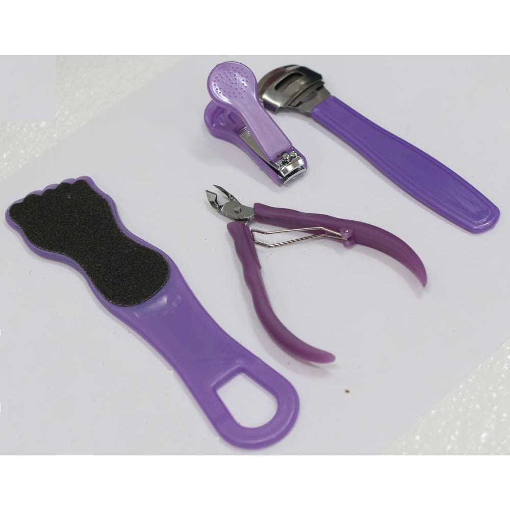 4 Piece Manicure & Pedicure Set - B84-004-YW - ToolUSA
