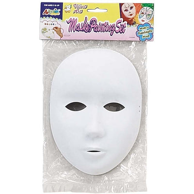4 Piece Plastic Mask with Elastic Strings - CR-90842 - ToolUSA
