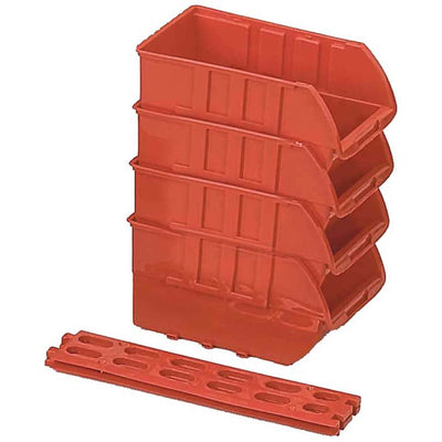 4 Piece Stackable Storage Bins - MJ-73051 - ToolUSA