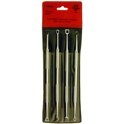 4 Piece Wax and Clay Carving Tool Set - S1-09284 - ToolUSA