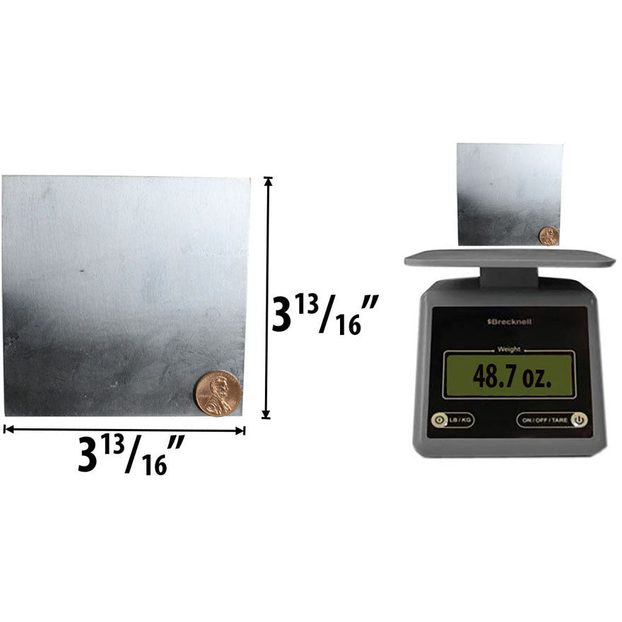 4" X 4" X 3/4" VANADIUM STEEL BENCH BLOCK - TJ-28477 - ToolUSA