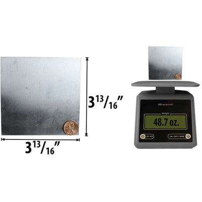 4" X 4" X 3/4" VANADIUM STEEL BENCH BLOCK - TJ-28477 - ToolUSA