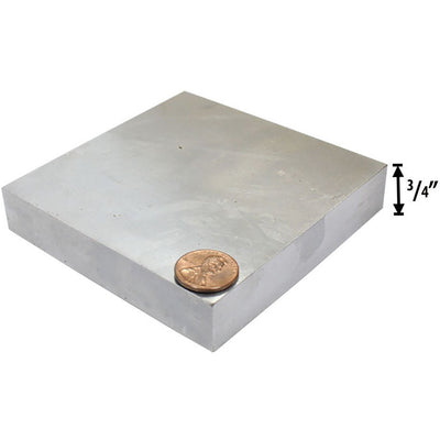 4" X 4" X 3/4" VANADIUM STEEL BENCH BLOCK - TJ-28477 - ToolUSA