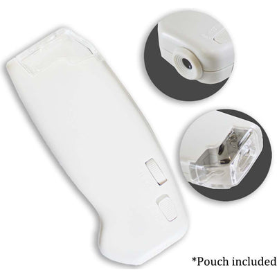 40x Illuminated Hand-held Pocket Microscope - MG-07583 - ToolUSA