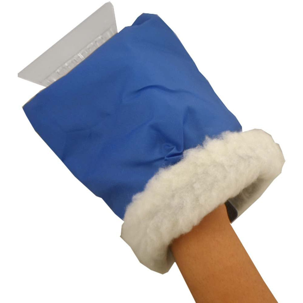 4.5-Inch Acrylic Ice and Snow Automotive Scraper with Mitten Glove - TA-81300 - ToolUSA