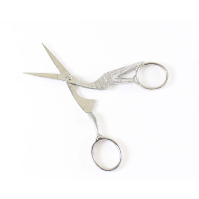 4.5-Inch Stork Embroidery Gold & Silver Scissor Combination - KIT-SC61450 - ToolUSA