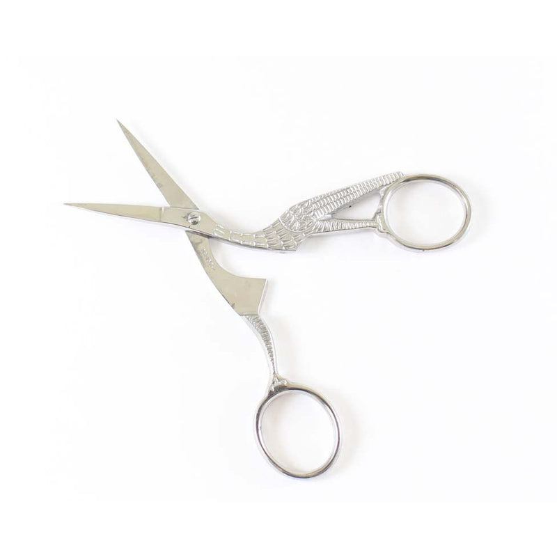 4.5-Inch Stork Embroidery Gold & Silver Scissor Combination - KIT-SC61450 - ToolUSA