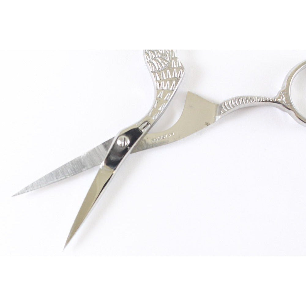 4.5-Inch Stork Embroidery Gold & Silver Scissor Combination - KIT-SC61450 - ToolUSA