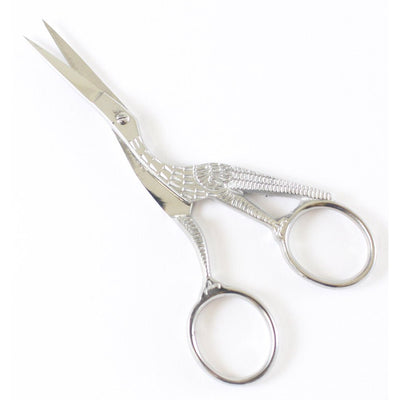 4.5-Inch Stork Embroidery Gold & Silver Scissor Combination - KIT-SC61450 - ToolUSA
