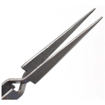 4.75 Inch Cross-Lock Steel Tweezers (Pack of: 2) - S1-08565-Z02 - ToolUSA