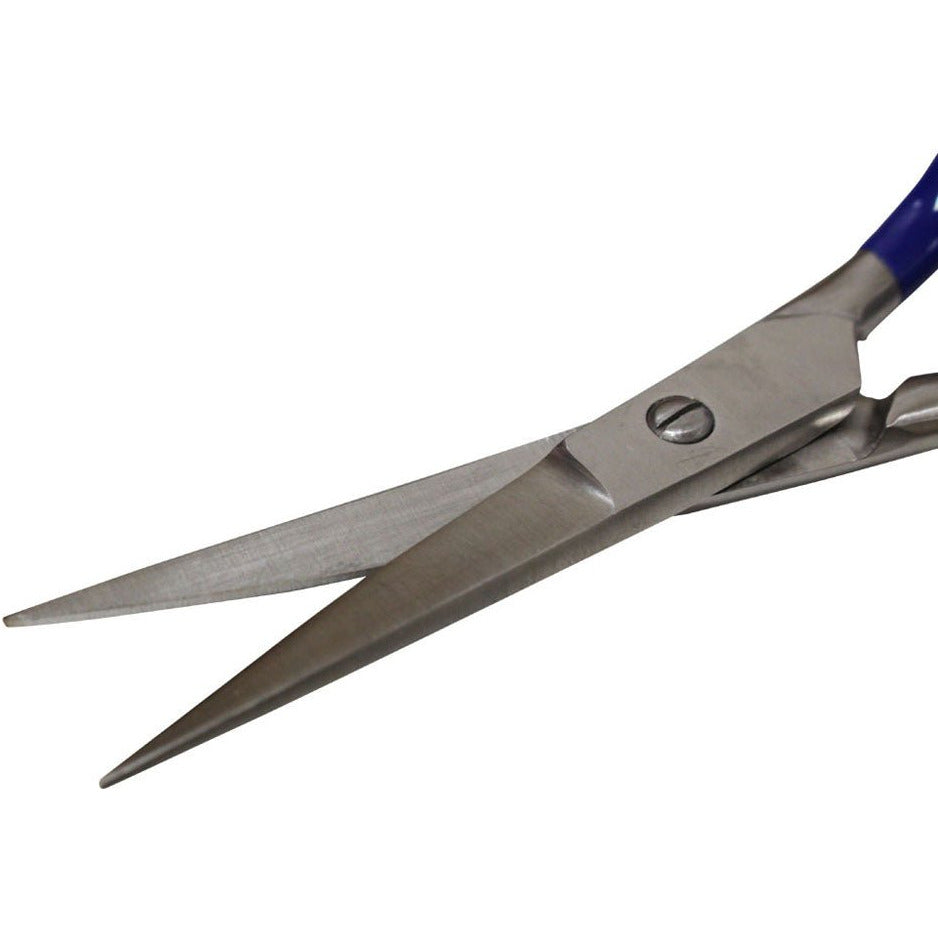 5-1/2 Inch Appliqué Scissors With Blue Vinyl Wrapped Handles - SC49502-PK - ToolUSA