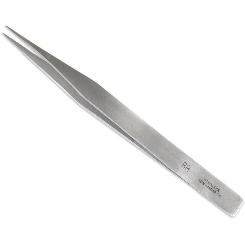 5-1/2 Inch Non-Magnetic Stainless Steel Straight Tip Tweezers - S1-08056 - ToolUSA