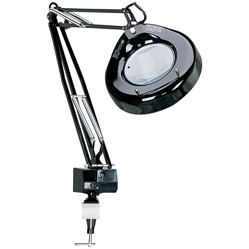 5" 3x Magnifying 32" Clamping Lamp, Black (Pack of: 1) - MG-19250 - ToolUSA