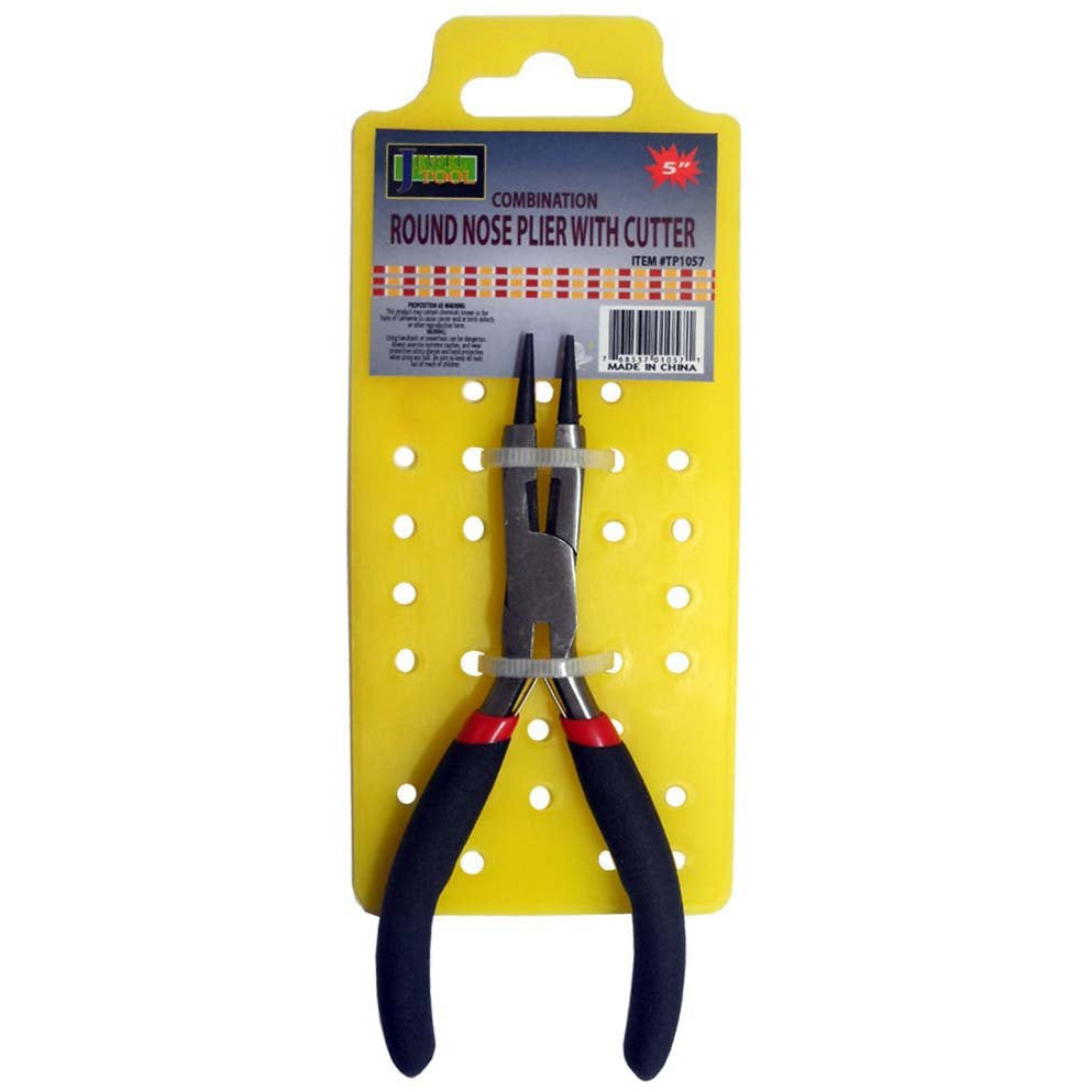 5" CIRCLIP WITH BEAD FIXING PLIERS WITH SPRING ACTION - TP-01057 - ToolUSA