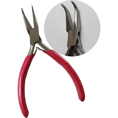 5 Inch Bent Nose Pliers (Pack of: 1) - S8922HH - ToolUSA