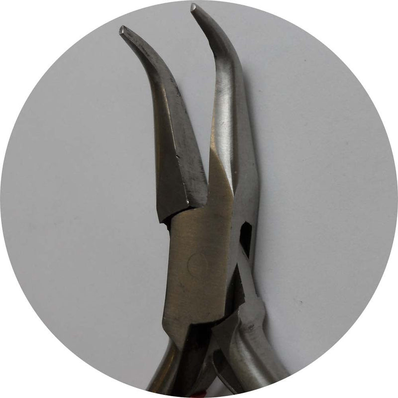 5 Inch Bent Nose Pliers (Pack of: 1) - S8922HH - ToolUSA