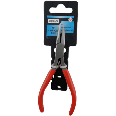 5 Inch Chain Nose Pliers - S8919H-PK - ToolUSA