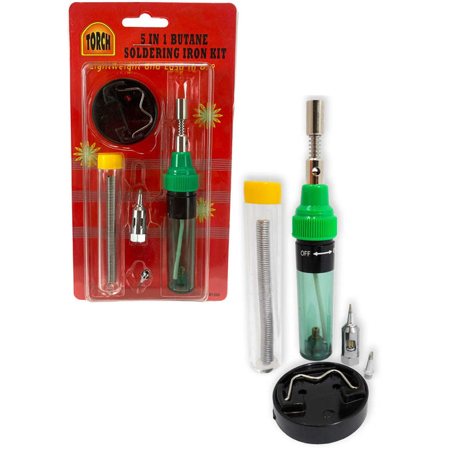 5 Inch Portable Mini Soldering Torch And Accessories - TZ69-MT-151K - ToolUSA
